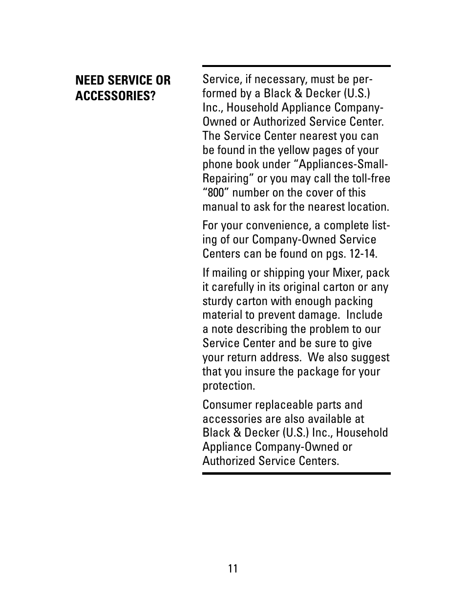 Black & Decker M22S User Manual | Page 11 / 16