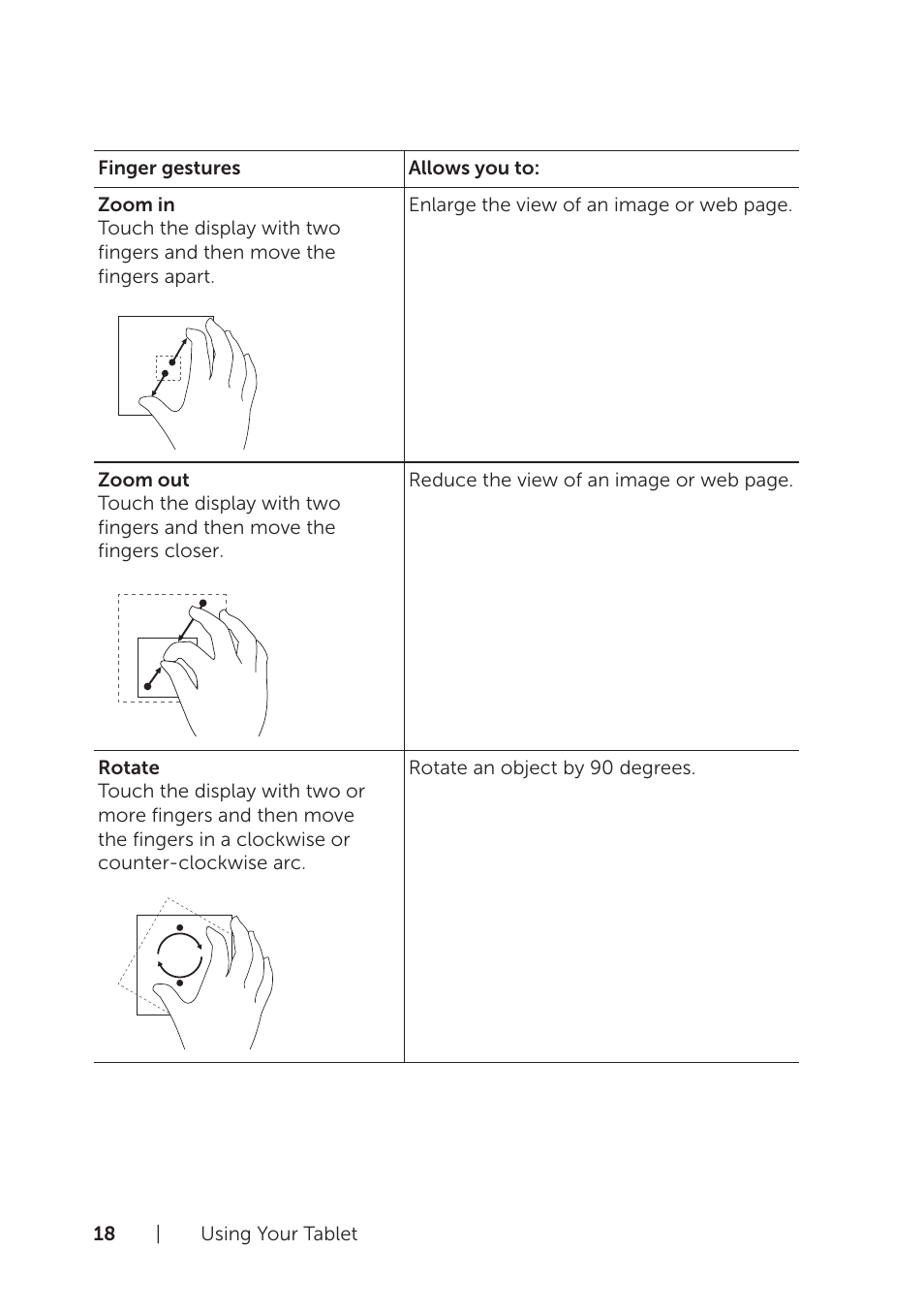 Dell Venue 8 Pro User Manual | Page 18 / 36