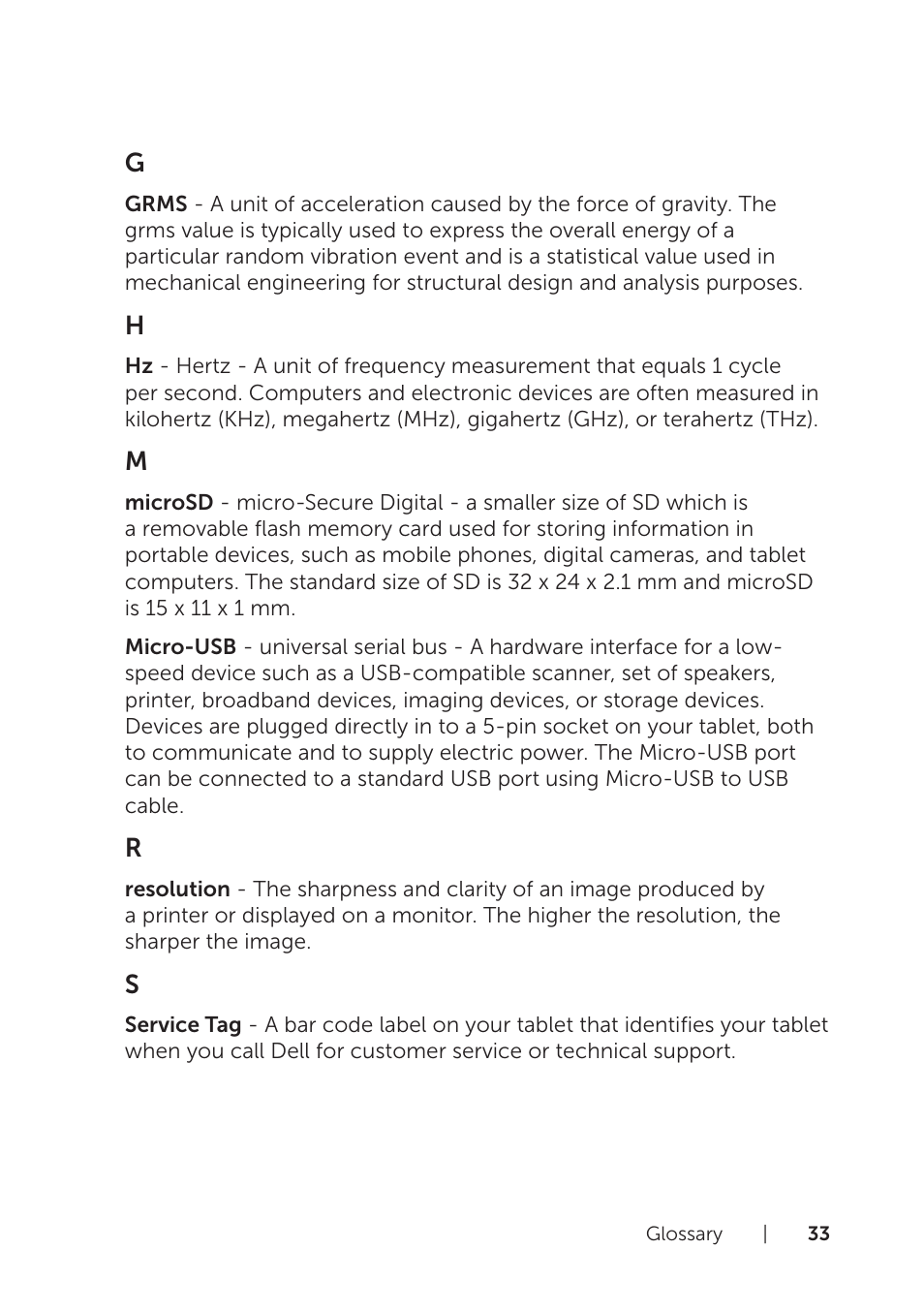 Dell Venue 8 Pro User Manual | Page 33 / 36