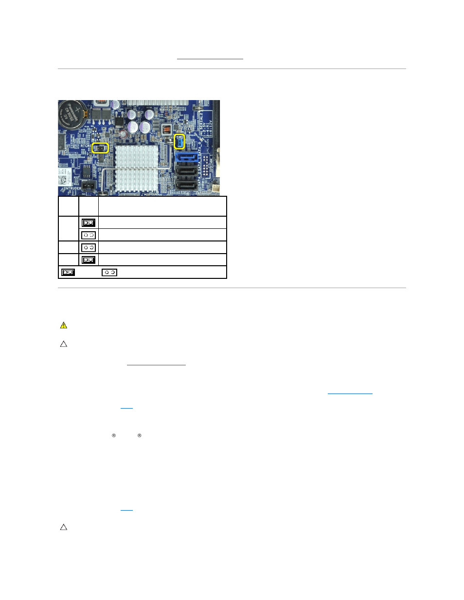 Clearing forgotten passwords, Jumper settings | Dell OptiPlex XE (Early 2010) User Manual | Page 9 / 42
