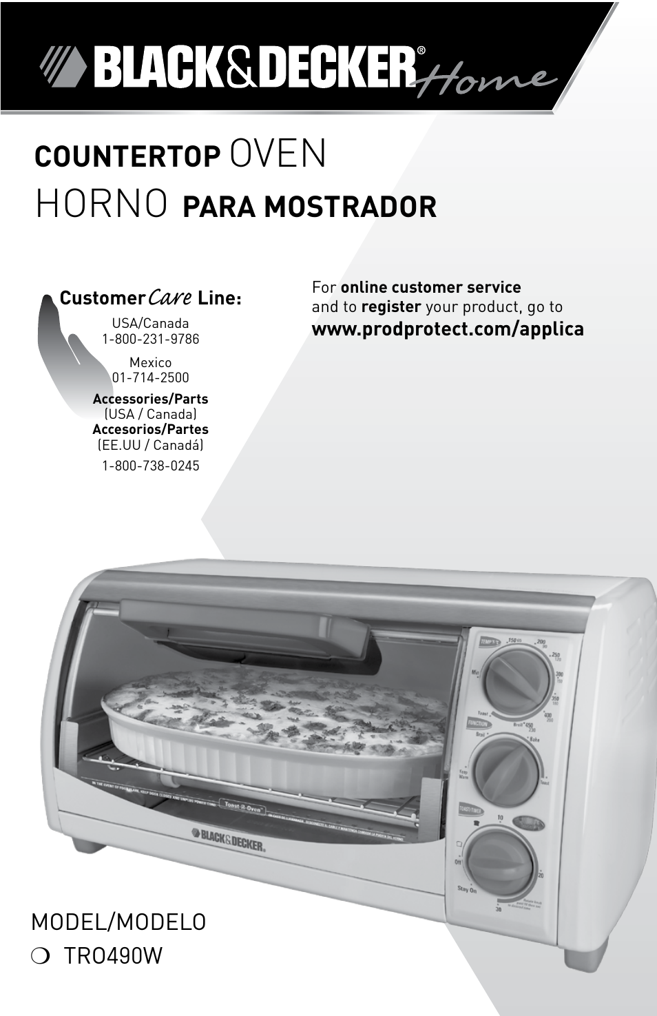 Black & Decker TRO490W User Manual | 19 pages