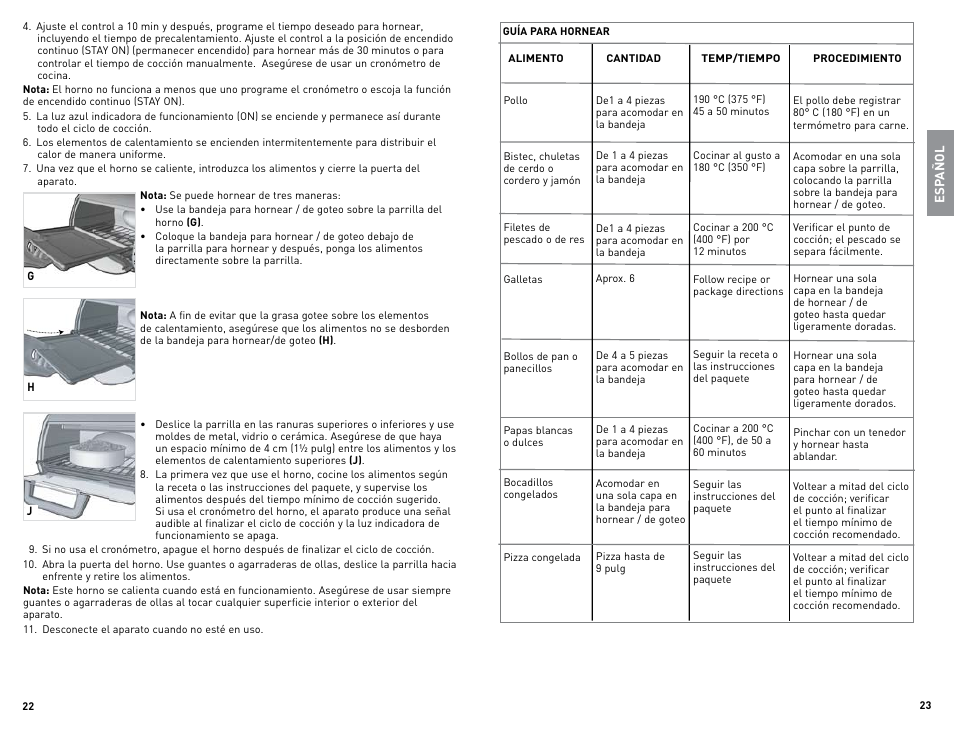Black & Decker TRO490W User Manual | Page 12 / 19