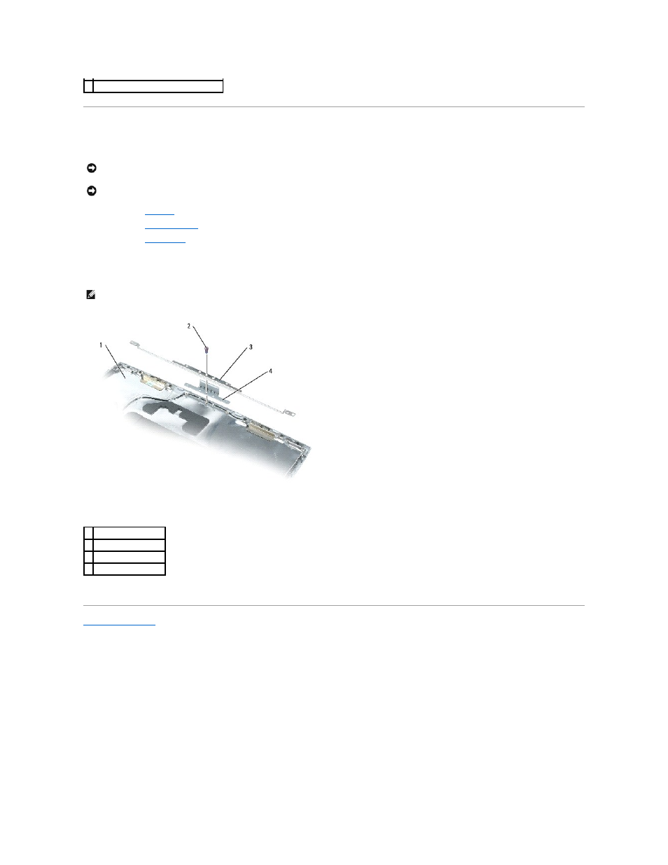 Display latch | Dell Inspiron 510m User Manual | Page 18 / 48