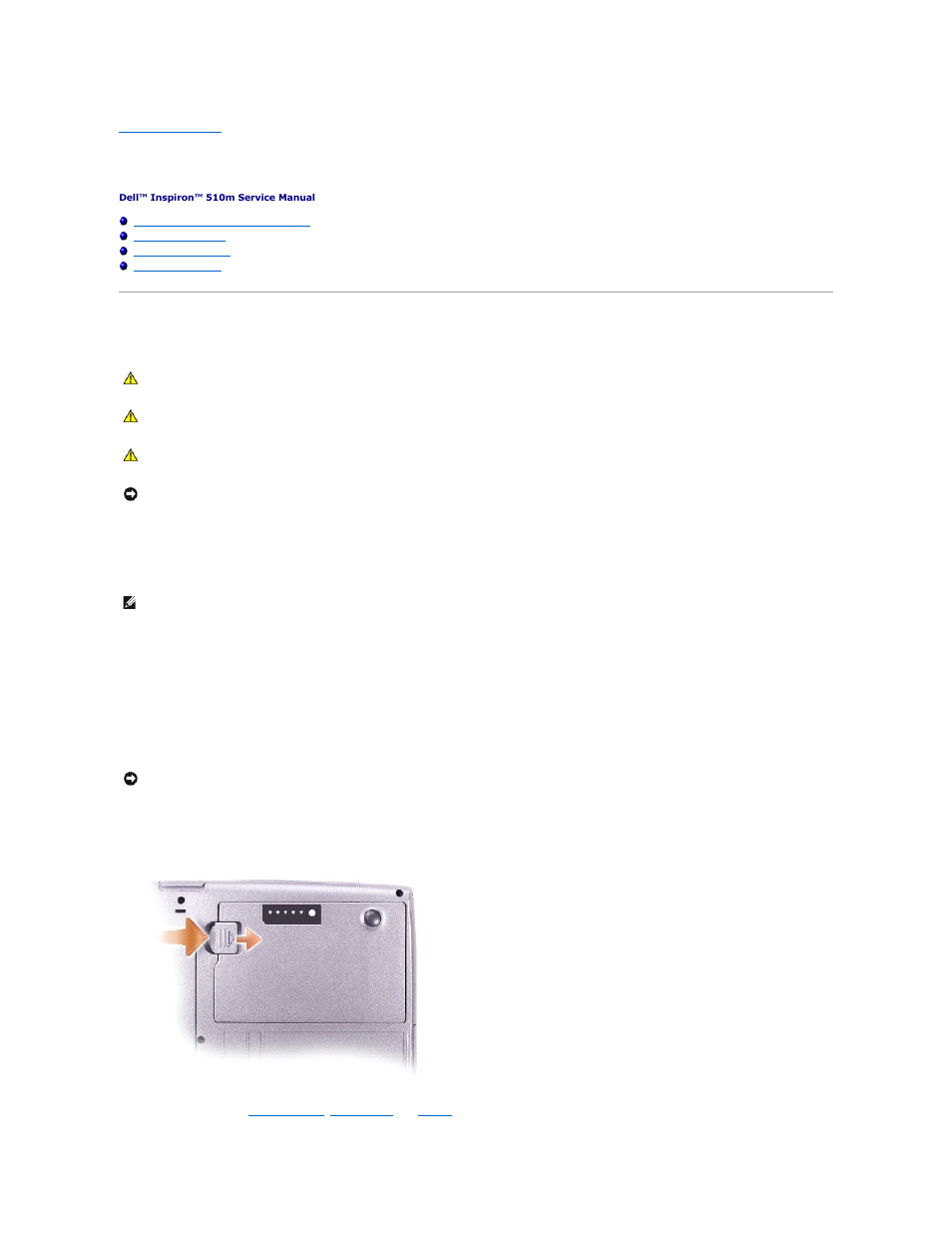 Before you begin, Preparing to work inside the computer | Dell Inspiron 510m User Manual | Page 2 / 48