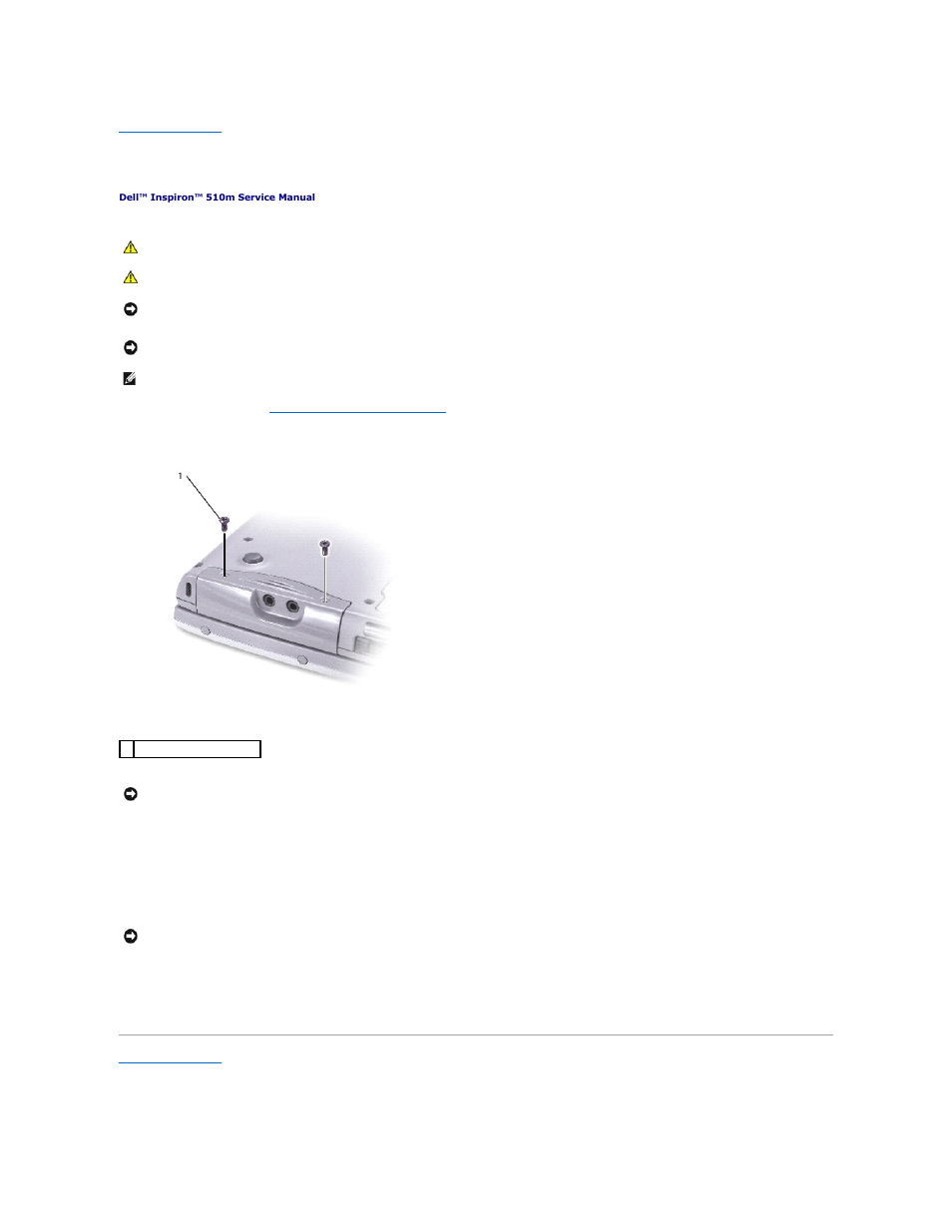 Hard drive | Dell Inspiron 510m User Manual | Page 22 / 48