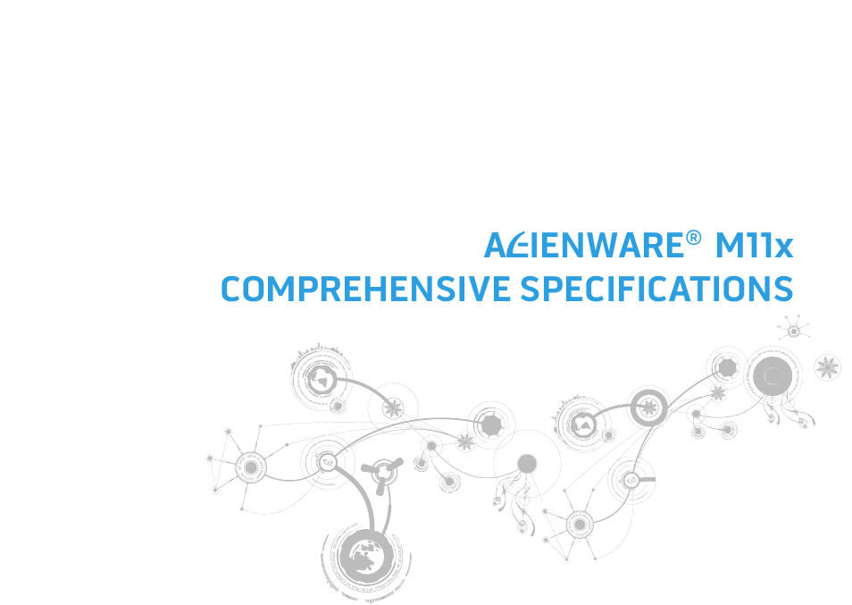Dell Alienware M11x (Early 2010) User Manual | 15 pages