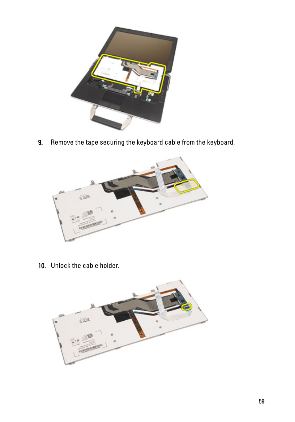 Dell Latitude E6420 ATG (Early 2011) User Manual | Page 59 / 145