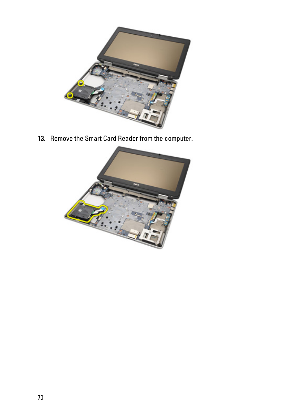 Dell Latitude E6420 ATG (Early 2011) User Manual | Page 70 / 145