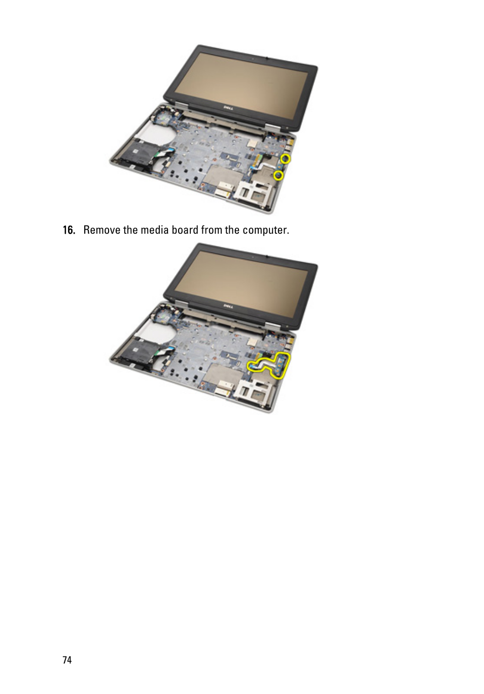 Dell Latitude E6420 ATG (Early 2011) User Manual | Page 74 / 145