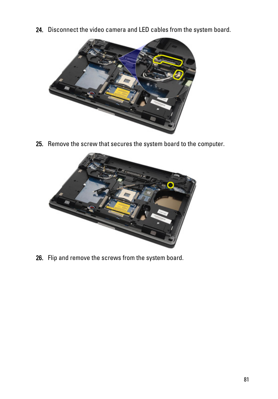 Dell Latitude E6420 ATG (Early 2011) User Manual | Page 81 / 145