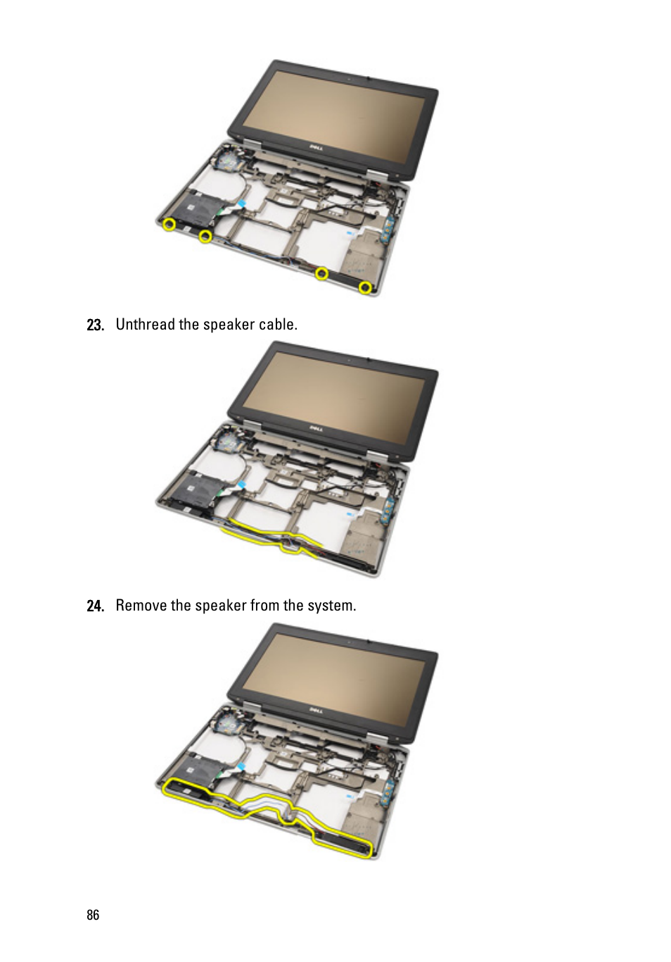 Dell Latitude E6420 ATG (Early 2011) User Manual | Page 86 / 145