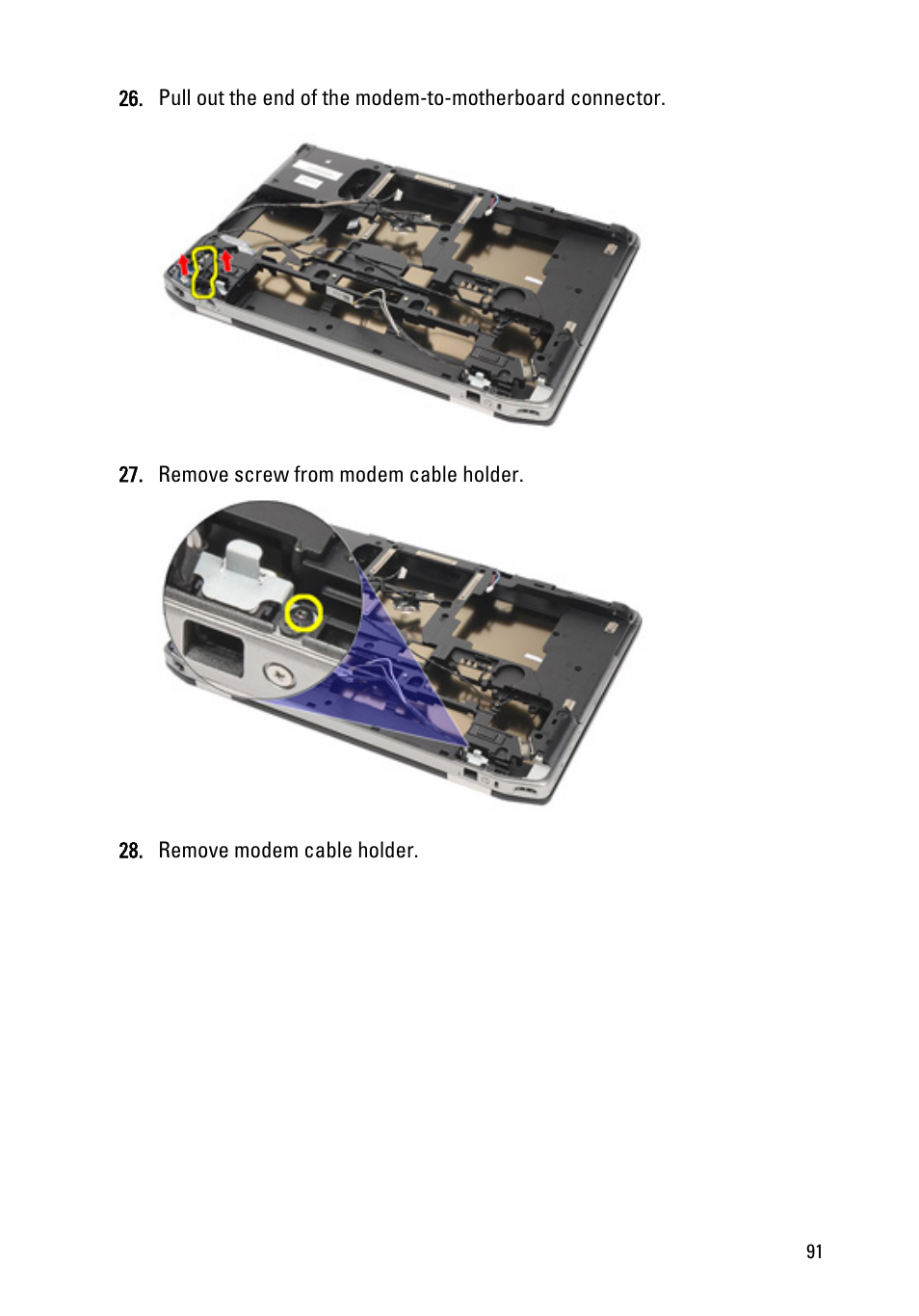 Dell Latitude E6420 ATG (Early 2011) User Manual | Page 91 / 145