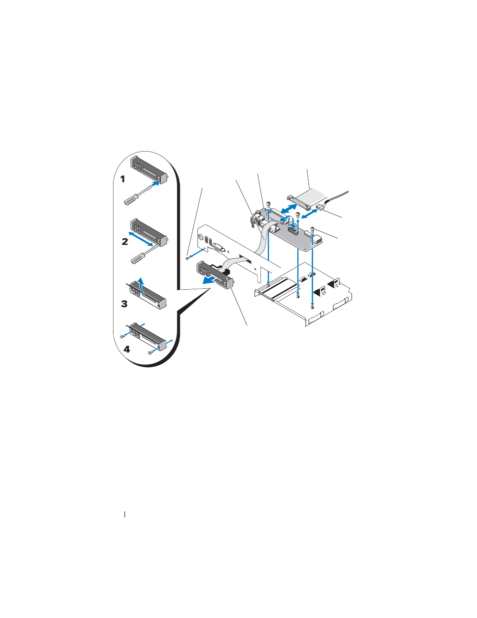 Figure 3-22. control panel removal | Dell POWEREDGE R610 User Manual | Page 130 / 184