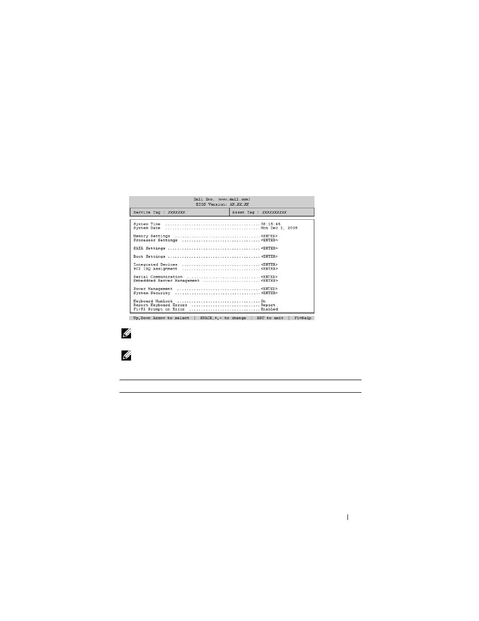 System setup options, Main screen, Figure 2-1. main system setup program screen | Dell POWEREDGE R610 User Manual | Page 59 / 184