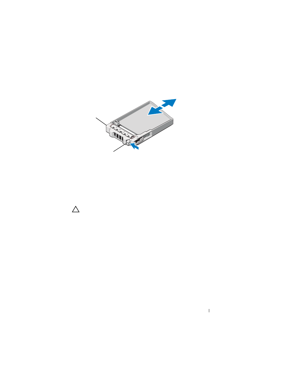 Installing a hard-drive blank, Removing a hot-swap hard drive, 4 slide the hard drive out of the drive bay | Dell POWEREDGE R610 User Manual | Page 83 / 184