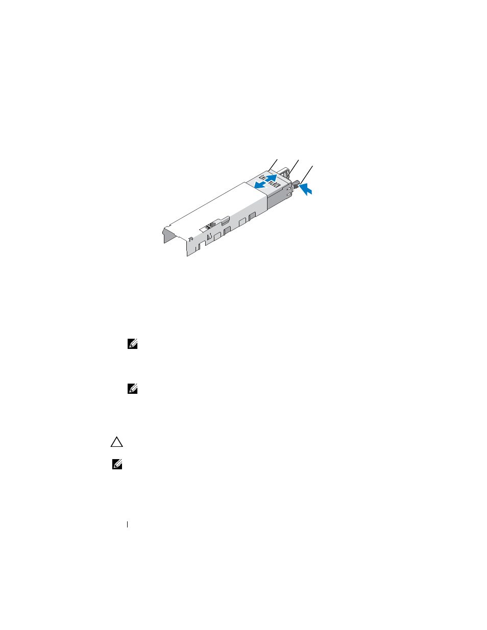 Figure 3-7. removing and replacing a power supply, Installing a power supply | Dell POWEREDGE R610 User Manual | Page 88 / 184