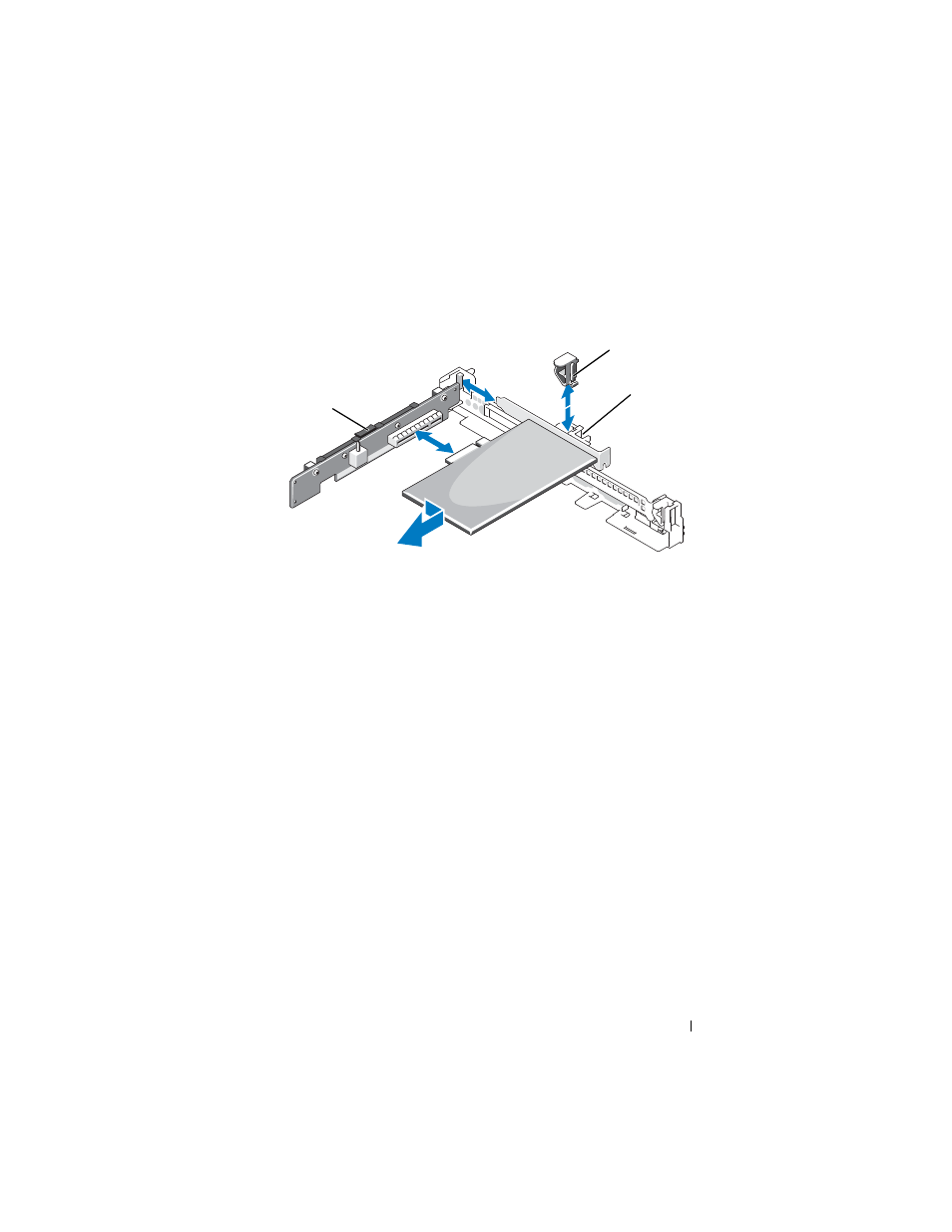 C close the expansion-card latch. see figure 3-8, 6 connect any cables to the expansion card, 7 close the system. see "closing the system | Dell POWEREDGE R610 User Manual | Page 91 / 184