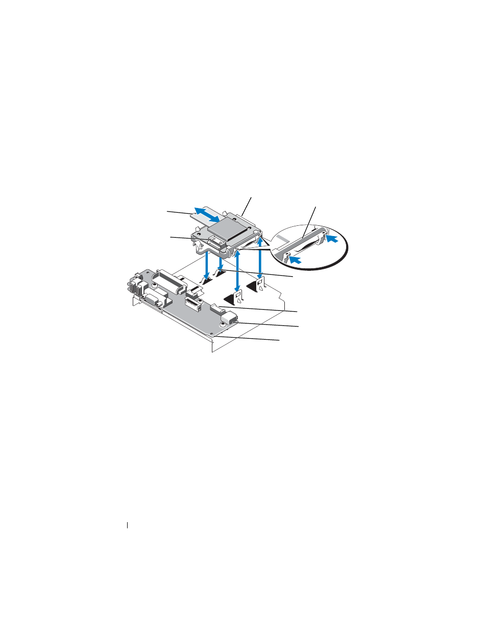 Figure 3-10. installing the internal sd module, 5 close the system. see "closing the system | Dell POWEREDGE R610 User Manual | Page 96 / 184