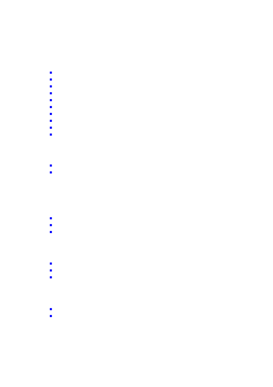 Pcl parameters, Usb 2.0 parameters, Hard drive parameters | Network information parameters, Ethernet network parameters | Dell 7330dn Mono Laser Printer User Manual | Page 61 / 114