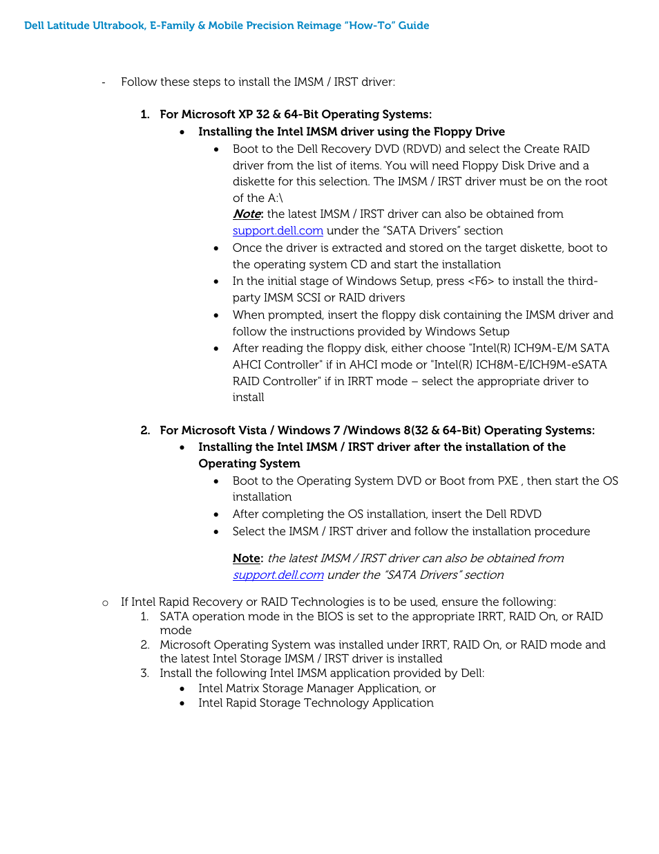 Dell Precision M6800 (Late 2013) User Manual | Page 16 / 46