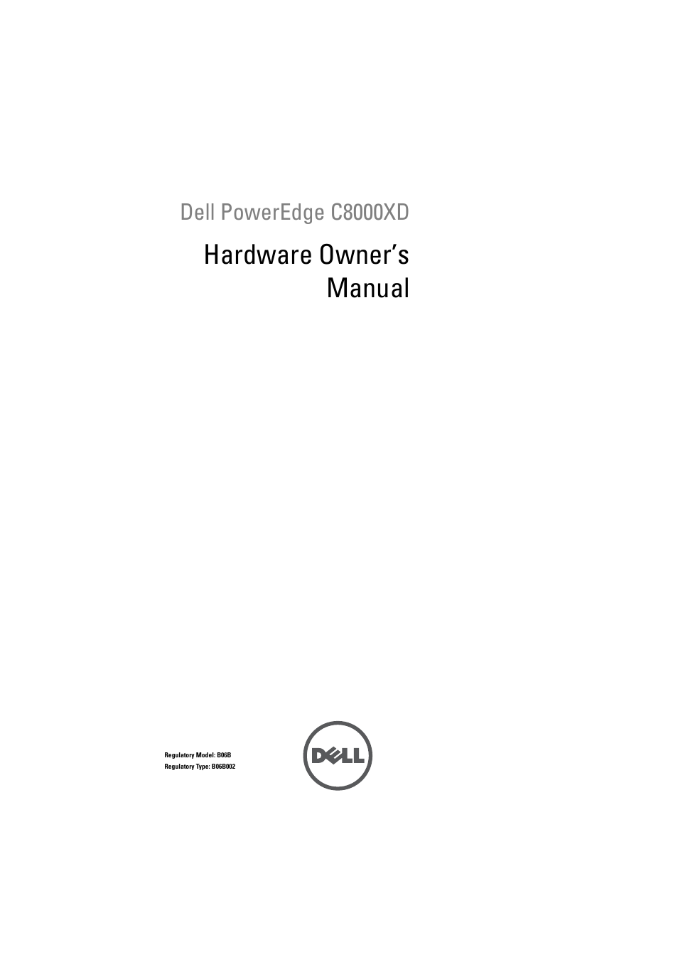 Dell PowerEdge C8000 User Manual | 82 pages