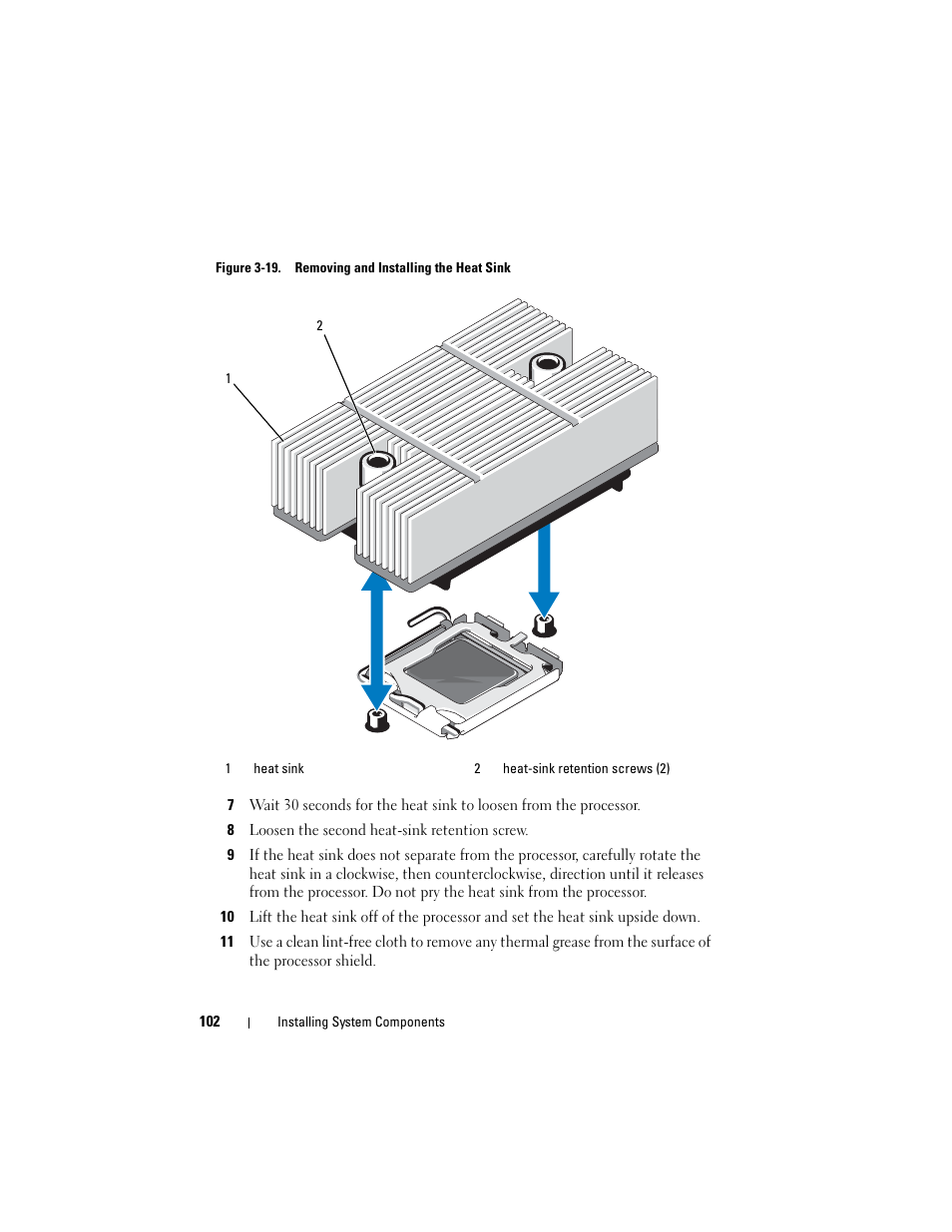 Ws. see figure 3-19 | Dell PowerEdge R905 User Manual | Page 102 / 202