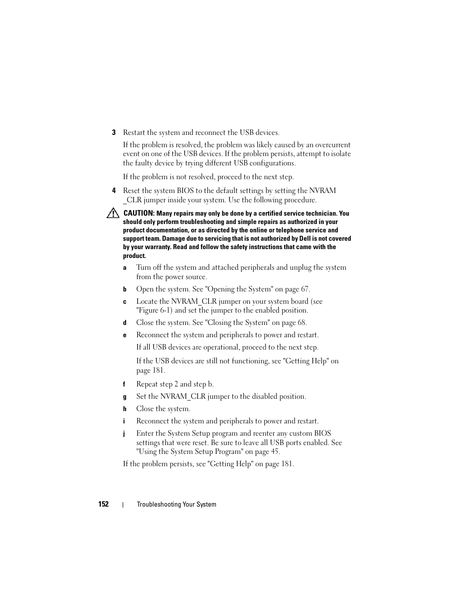 Dell PowerEdge R905 User Manual | Page 152 / 202