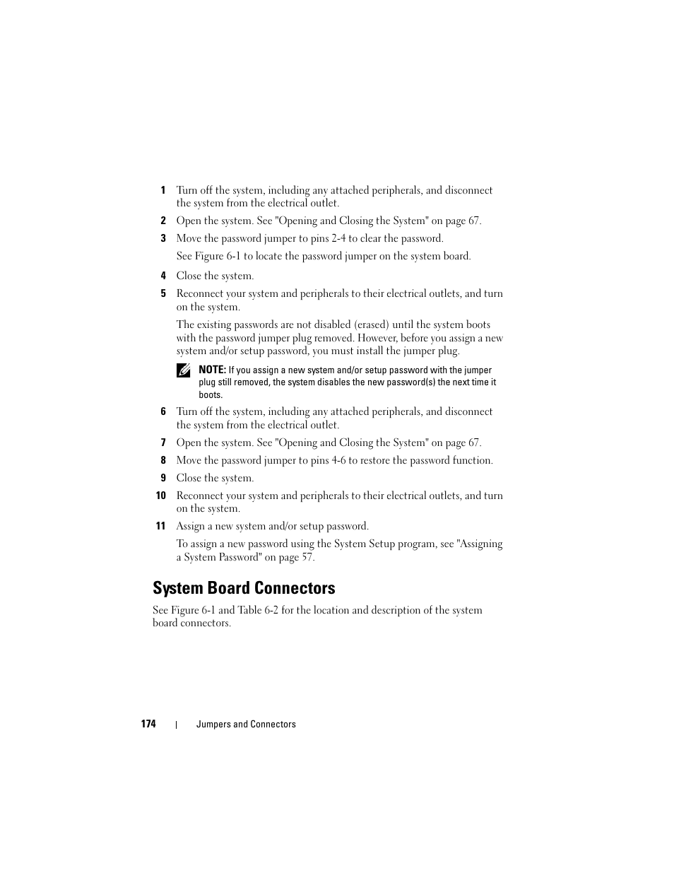 System board connectors | Dell PowerEdge R905 User Manual | Page 174 / 202