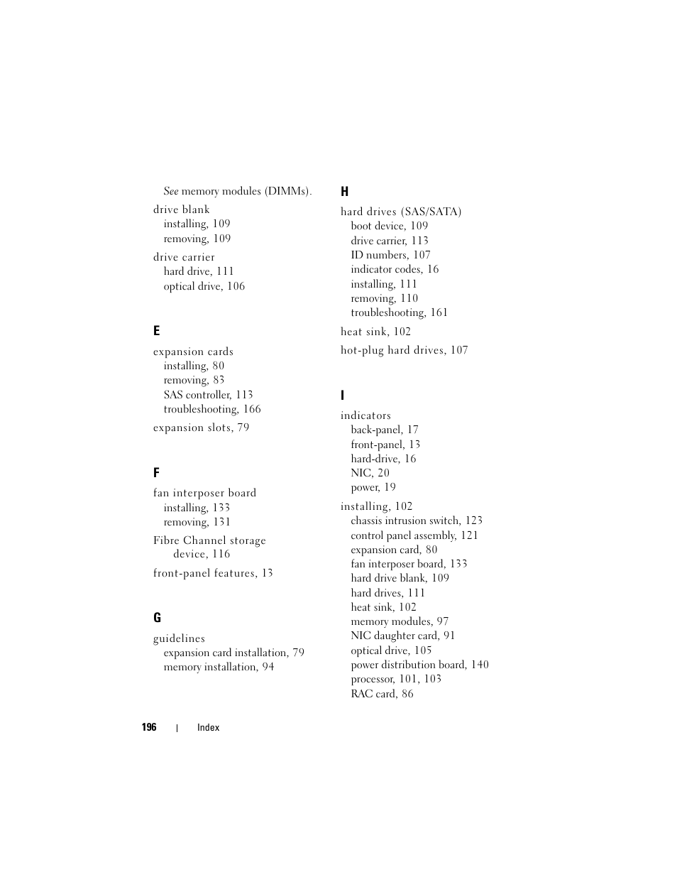 Dell PowerEdge R905 User Manual | Page 196 / 202