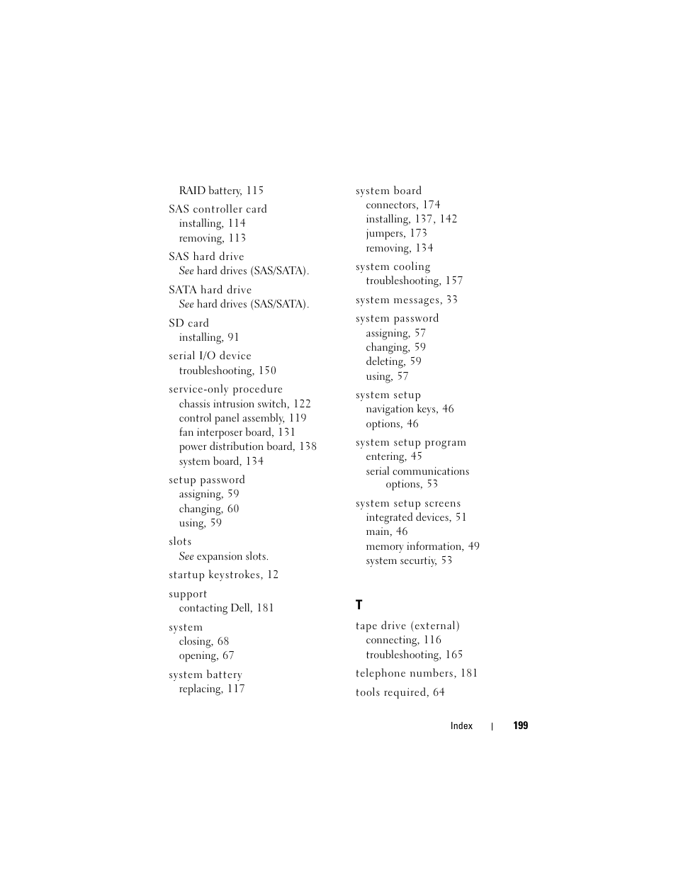 Dell PowerEdge R905 User Manual | Page 199 / 202