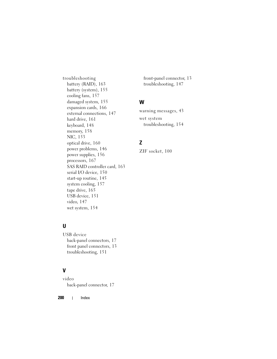 Dell PowerEdge R905 User Manual | Page 200 / 202