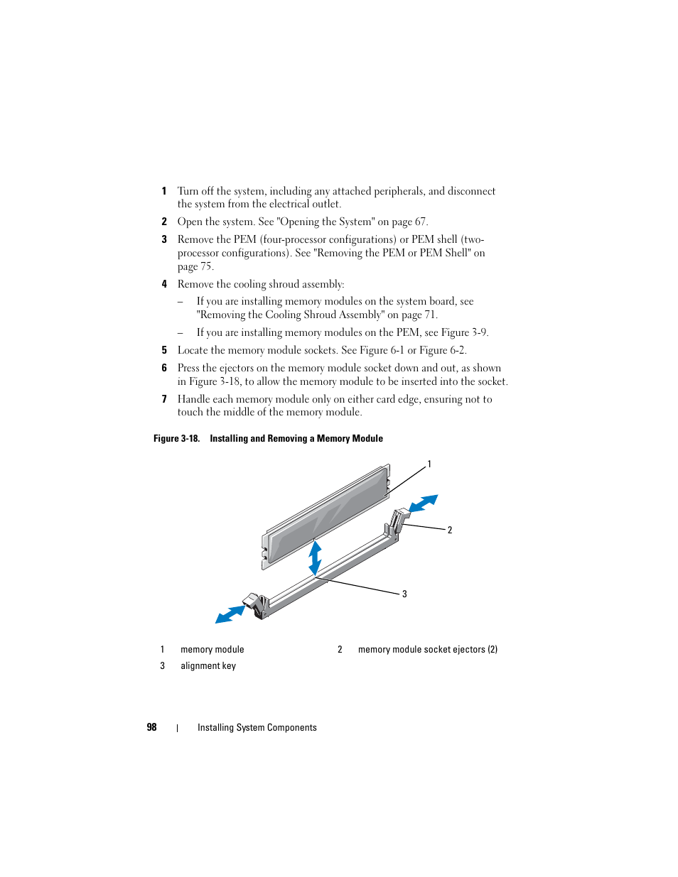 Dell PowerEdge R905 User Manual | Page 98 / 202