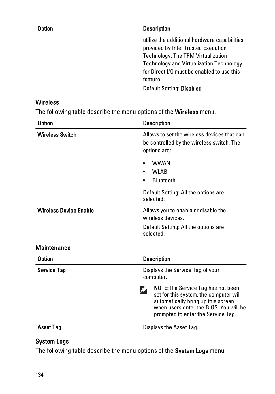 Dell Precision M4600 (Early 2011) User Manual | Page 134 / 142