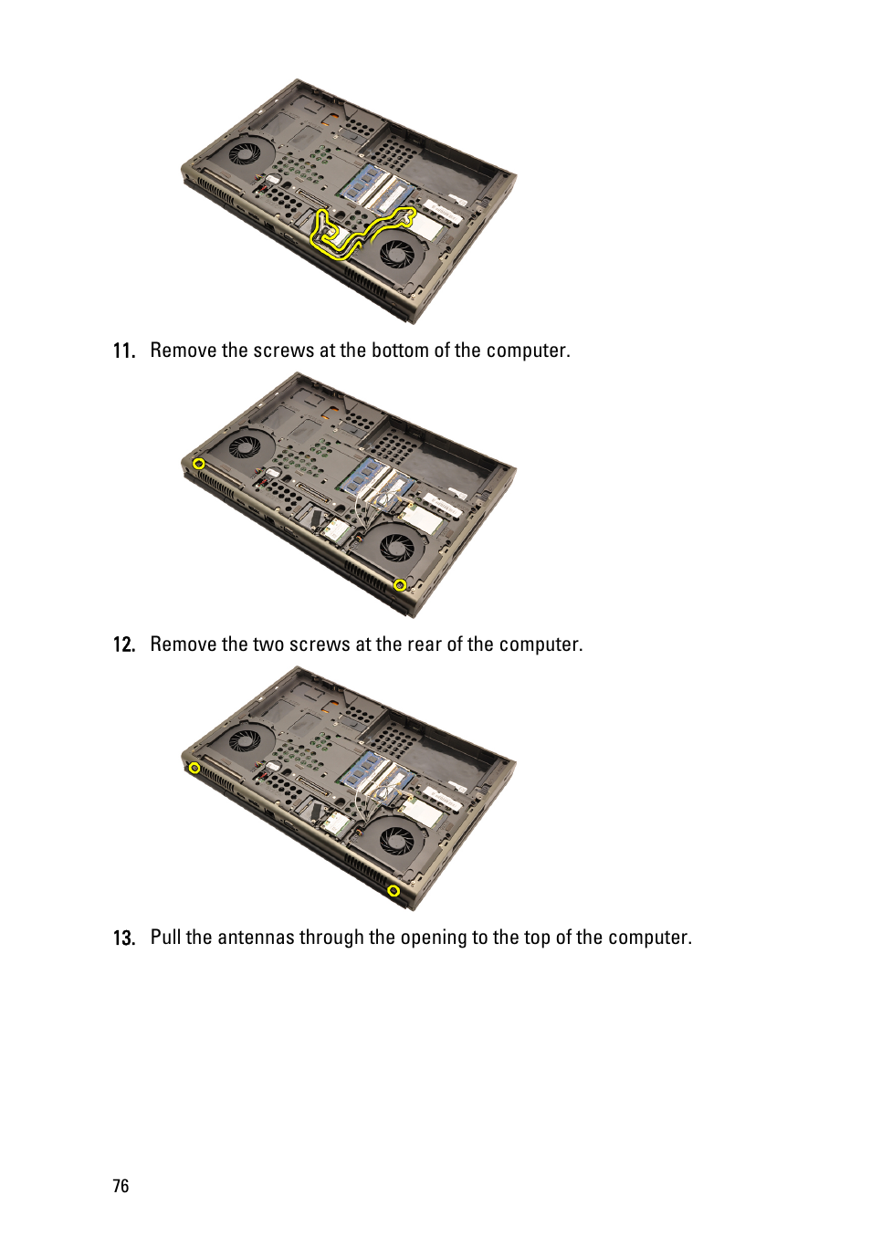 Dell Precision M4600 (Early 2011) User Manual | Page 76 / 142