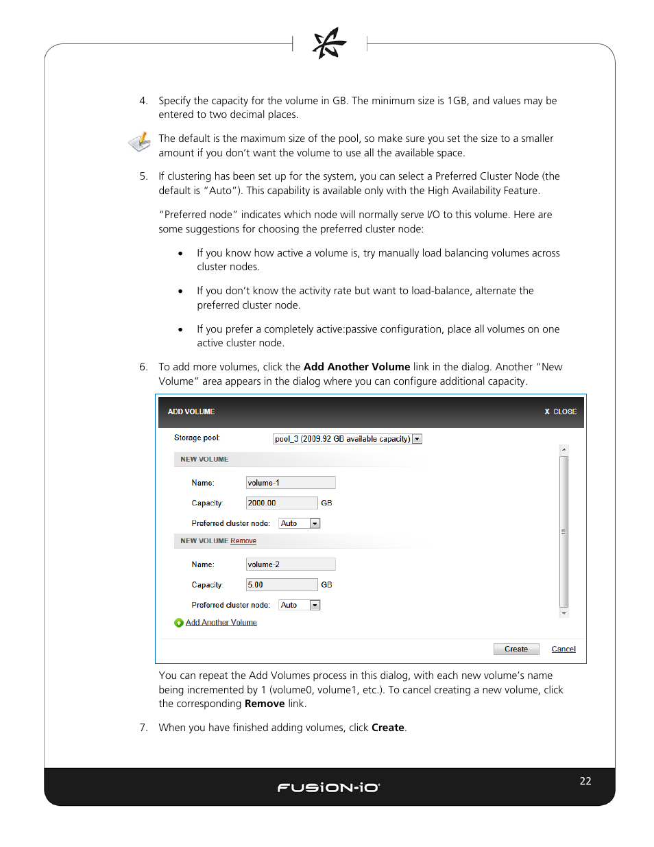 Editing or deleting a volume | Dell Acceleration Appliances for Databases User Manual | Page 28 / 102