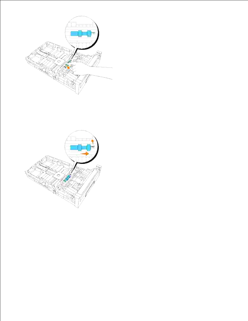 Installing the new separator roller in the tray | Dell 3110cn Color Laser Printer User Manual | Page 291 / 451