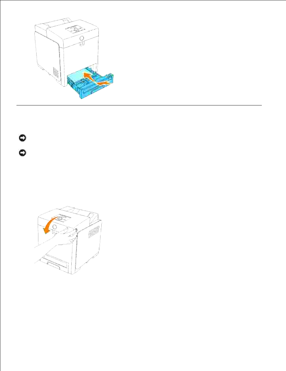 Removing the optional duplexer | Dell 3110cn Color Laser Printer User Manual | Page 327 / 451