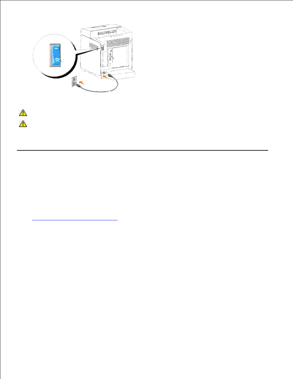 Connecting the printer to the network | Dell 3110cn Color Laser Printer User Manual | Page 64 / 451