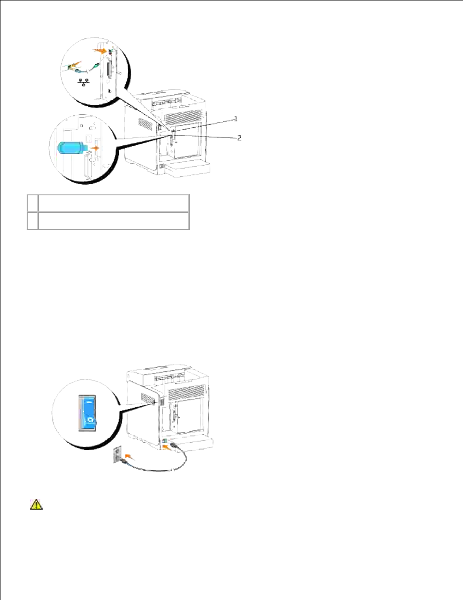 Turn on the printer | Dell 3110cn Color Laser Printer User Manual | Page 65 / 451