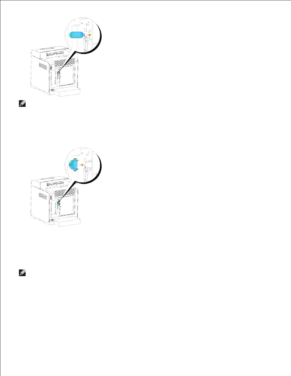 Wireless installation using usb connection | Dell 3110cn Color Laser Printer User Manual | Page 91 / 451