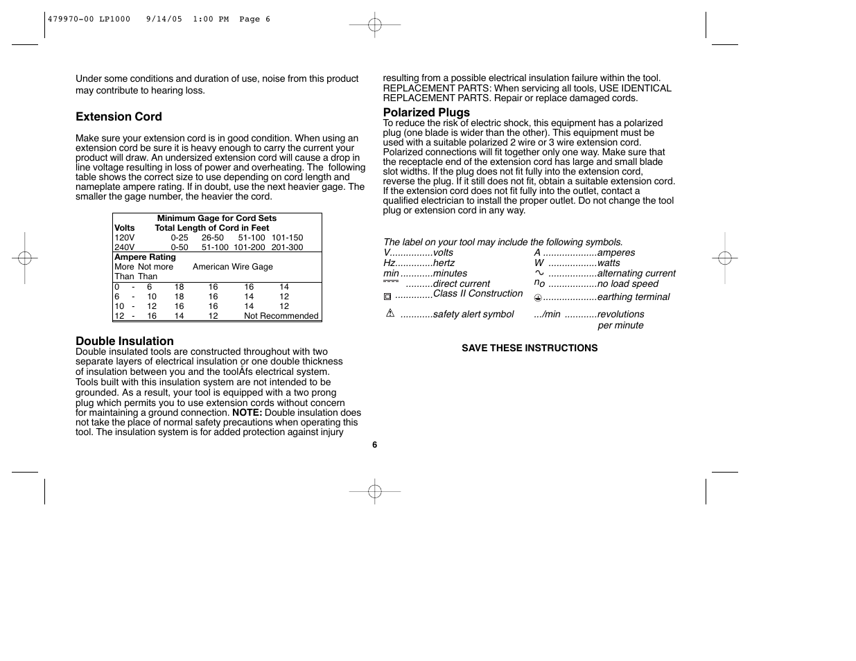 Black & Decker Alligator 479970-00 User Manual | Page 6 / 40