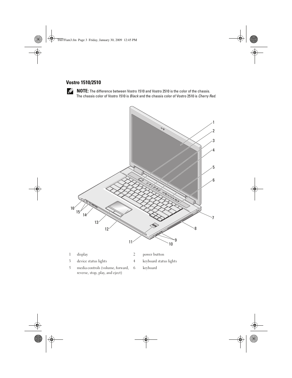 Vostro 1510/2510 | Dell Vostro 1710 (Early 2008) User Manual | Page 3 / 12