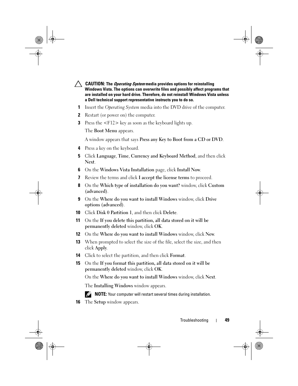 Dell XPS 730x H2C (Early 2009) User Manual | Page 49 / 76