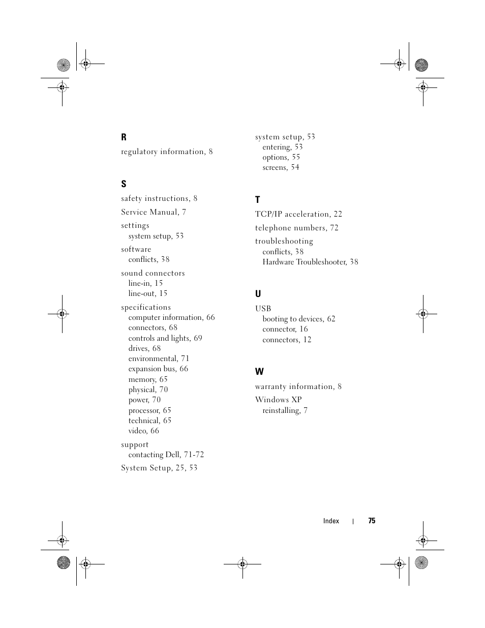 Dell XPS 730x H2C (Early 2009) User Manual | Page 75 / 76