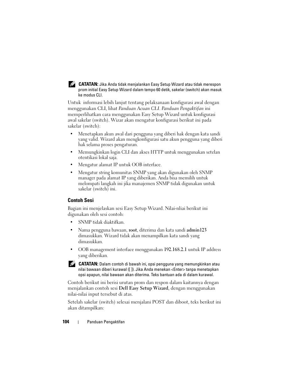 Contoh sesi | Dell POWEREDGE M1000E User Manual | Page 106 / 222