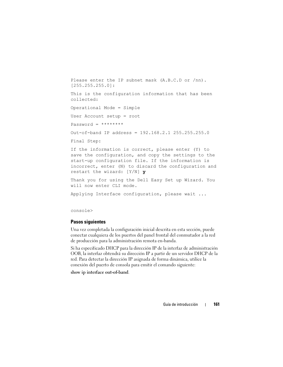 Pasos siguientes | Dell POWEREDGE M1000E User Manual | Page 163 / 222