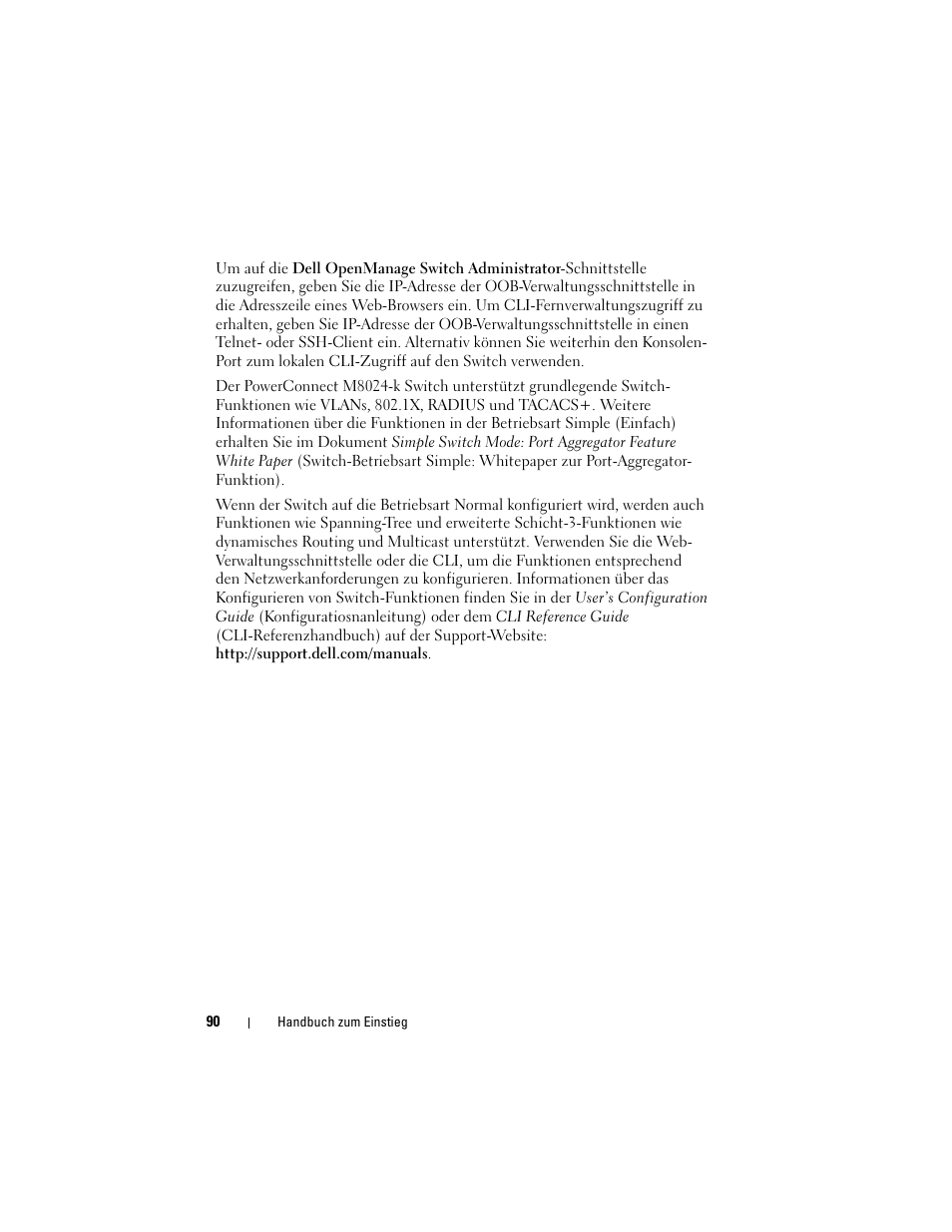 Dell POWEREDGE M1000E User Manual | Page 92 / 222