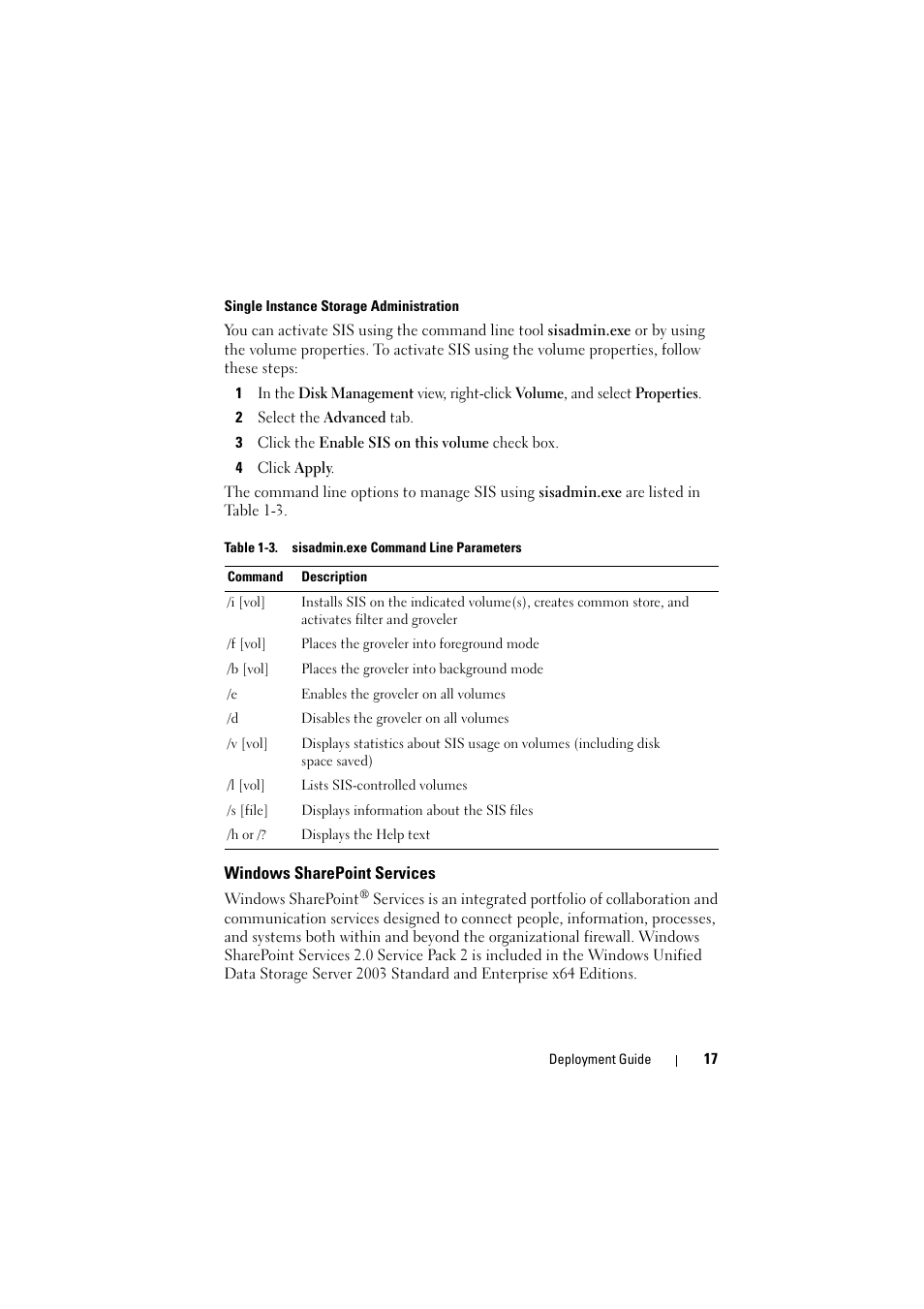 Windows sharepoint services | Dell PowerVault NX1950 User Manual | Page 17 / 38