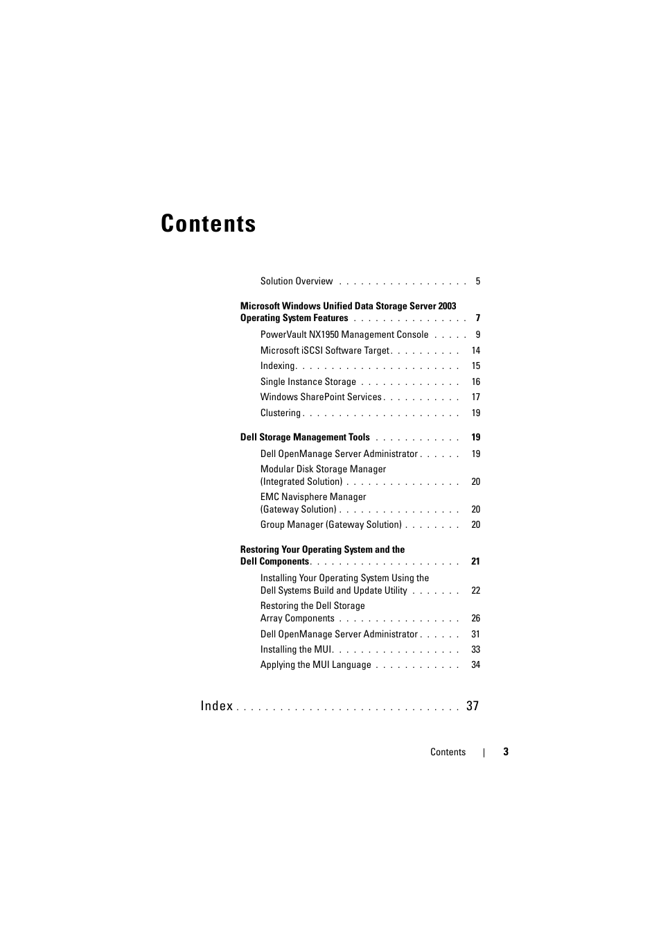 Dell PowerVault NX1950 User Manual | Page 3 / 38