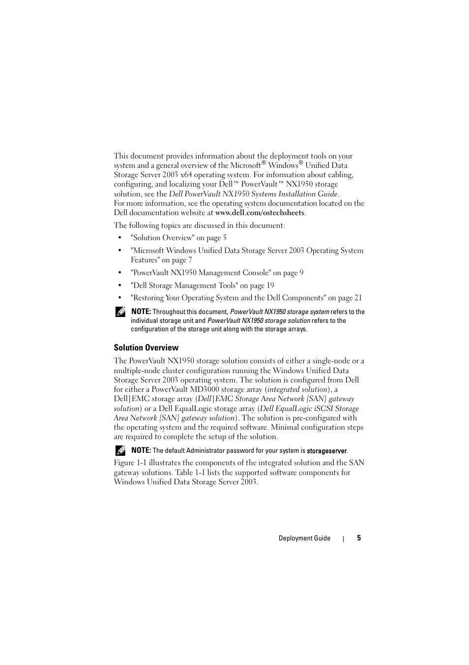 Solution overview | Dell PowerVault NX1950 User Manual | Page 5 / 38